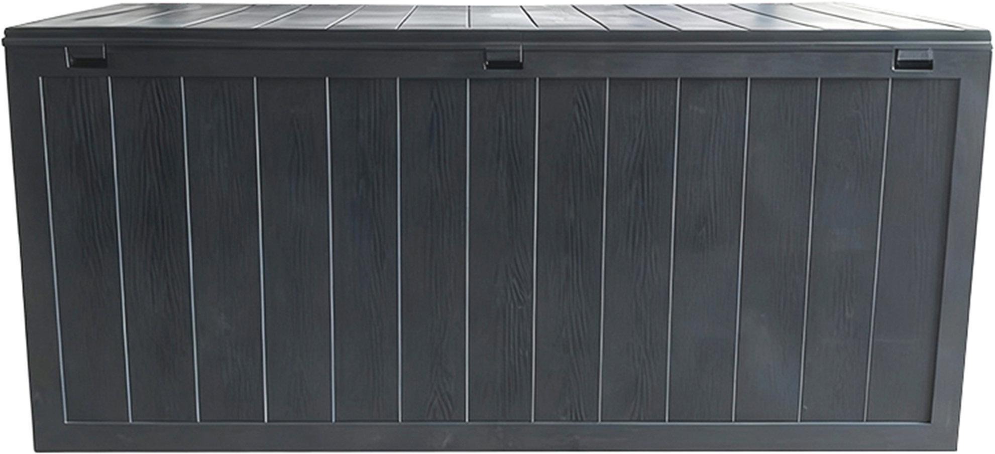 Autronic Záhradný úložný box Elvaro, farba antracit, plastový, objem 280 l
