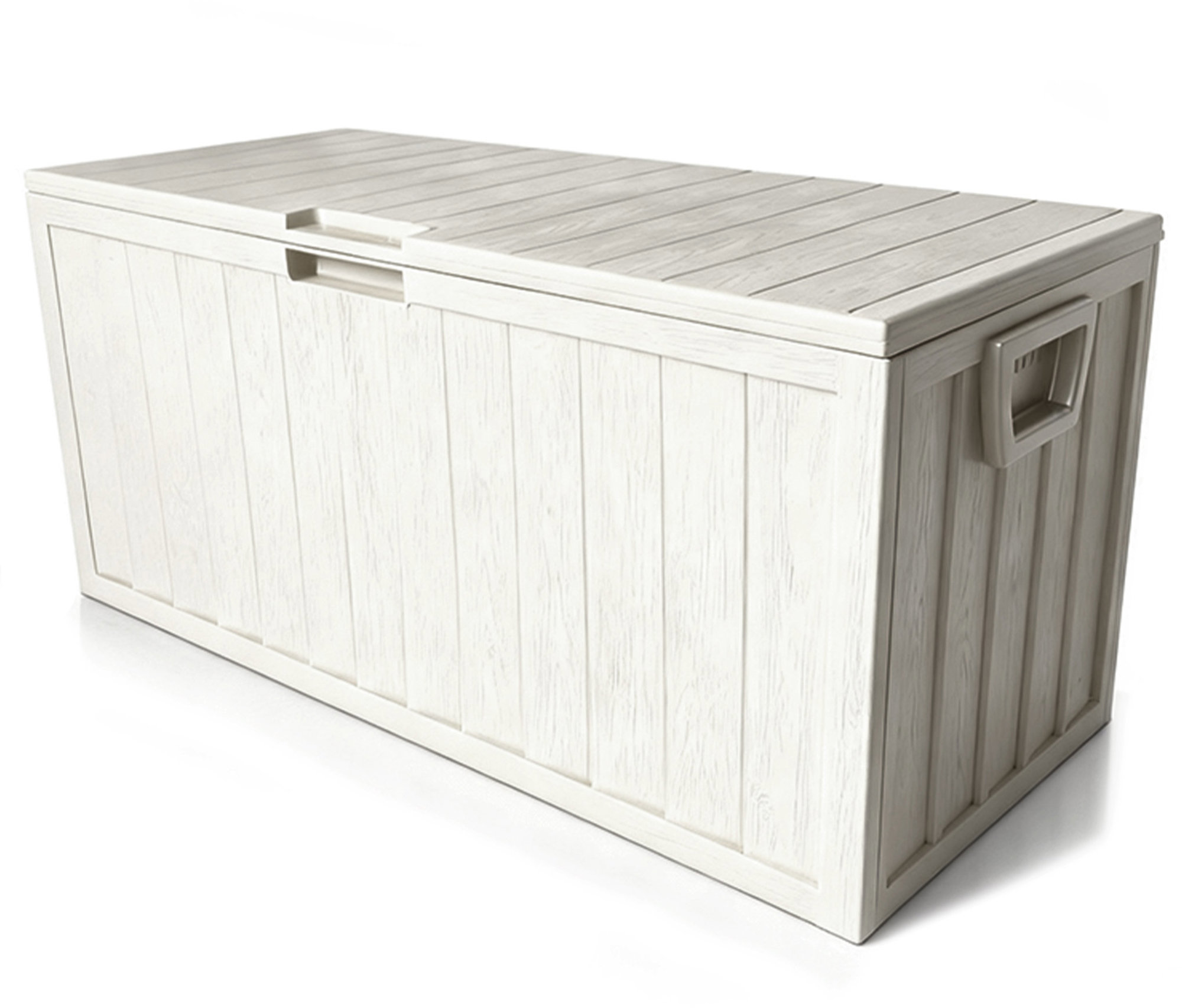 Autronic Záhradný úložný box Elvaro, farba cashmere, plastový, objem 280 l