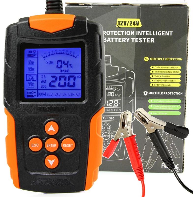 MAR-POL Tester autobatérií 12/24 V M82520