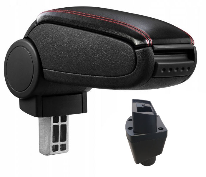 PROTEC DACIA DOKKER od 2016 syntetická koža čierna, červené prešitie