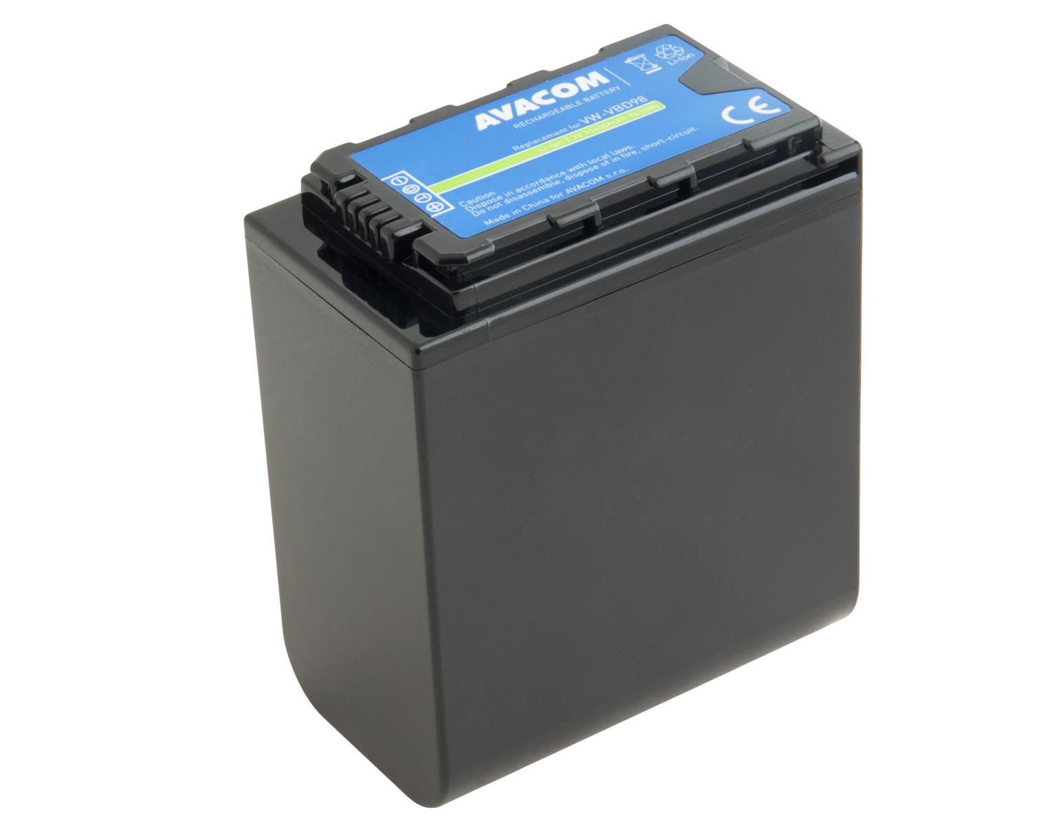 AVACOM Panasonic VW – VBD98 Li-Ion 7,2 V, 13400 mAh, 96 Wh