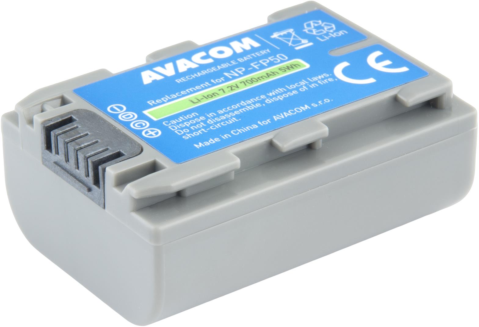 AVACOM Sony NP – FP50 Li-Ion 7,2 V, 700 mAh, 5 Wh