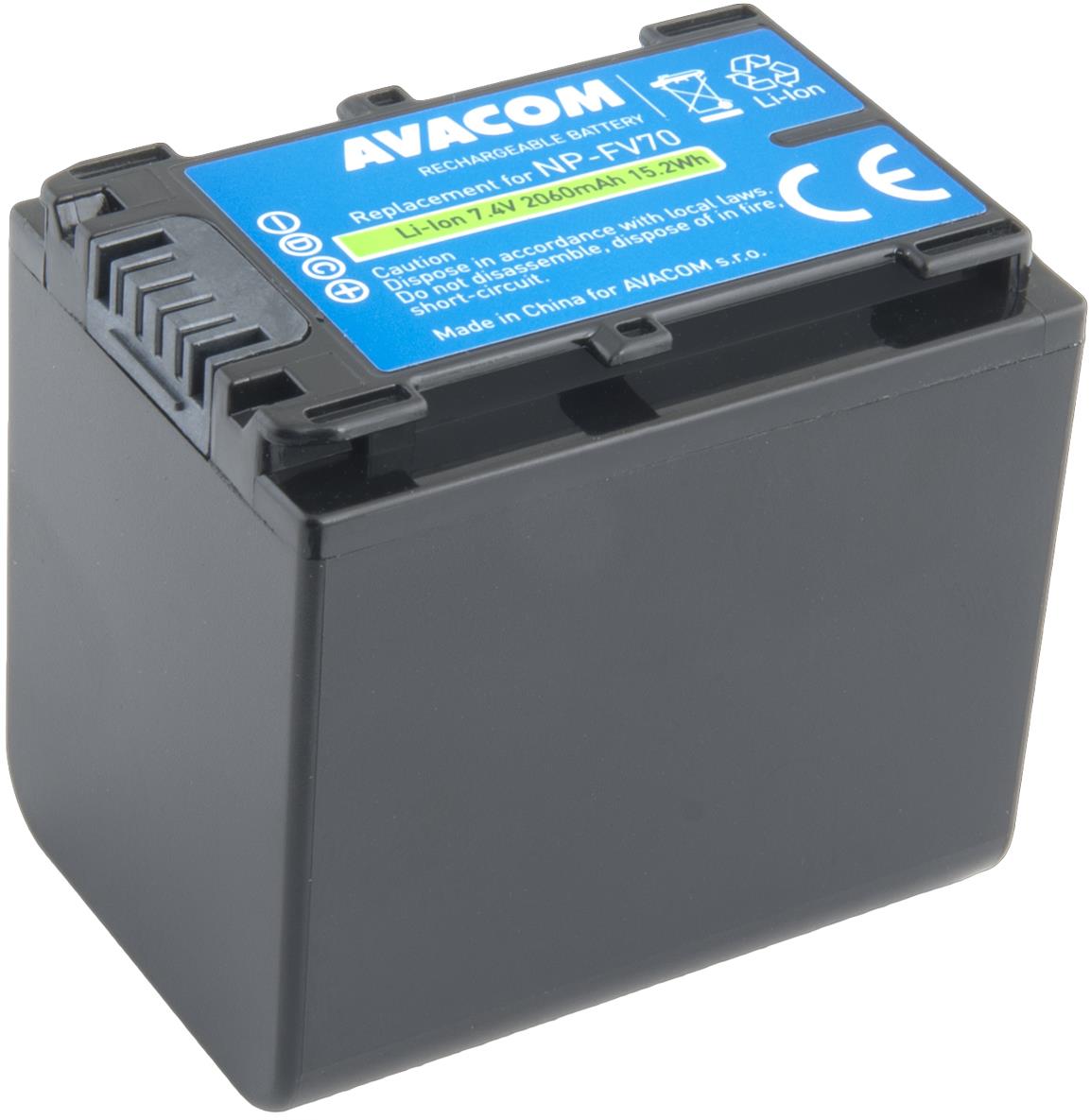 AVACOM Sony NP – FV70 Li-Ion 7,4 V, 2060 mAh, 15,2 Wh