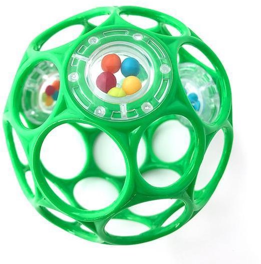 Oball RATTLE 10 cm 0 mes.+ seafoam