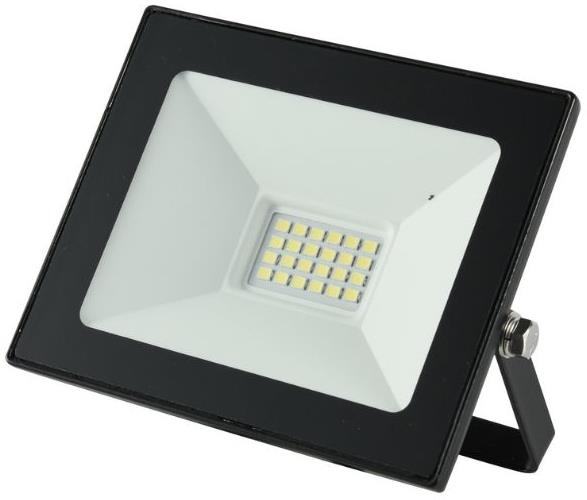 AVIDE Ultratenký LED reflektor čierny 20 W 1600 lm, denný