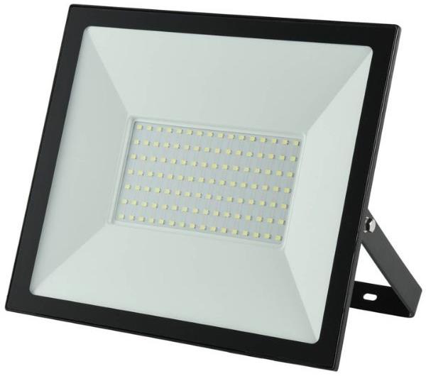 AVIDE Ultratenký LED reflektor čierny 100 W 8000 lm, denný