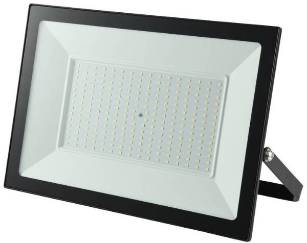 AVIDE Ultratenký LED reflektor čierny 200 W 16000 lm, denný