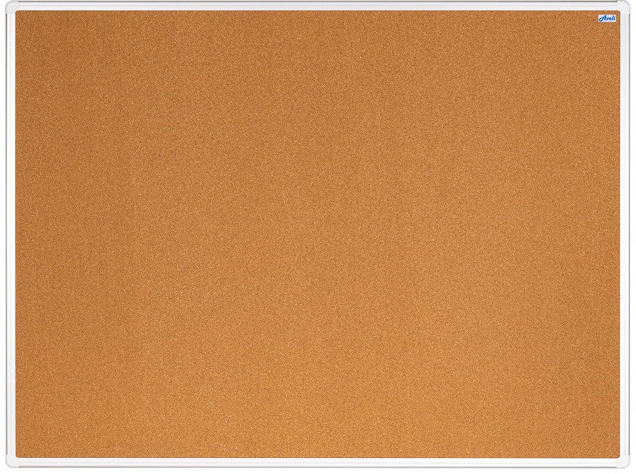 AVELI korková 120 × 90 cm, hliníkový rám