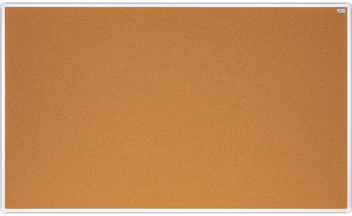 AVELI korková 150 × 90 cm, hliníkový rám