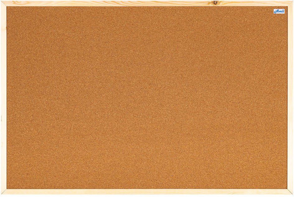 AVELI korková 90 × 60 cm, drevený rám
