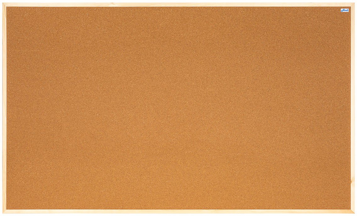 AVELI korková 150 × 90 cm, drevený rám