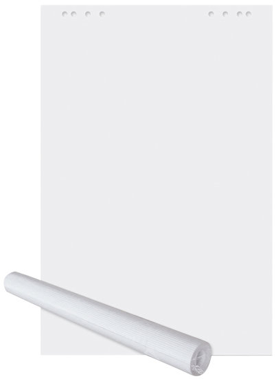 AVELI blok na flipchart, 25 listov, čistý