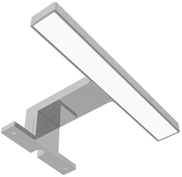 AVIDE Kúpeľňové LED svetlo nad zrkadlo 18 cm, 3,5 W, 200 lm, denné, chróm
