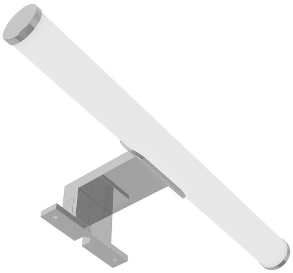 AVIDE Kúpeľňové LED svetlo nad zrkadlo valec 30 cm 5 W 480 lm denné, chróm
