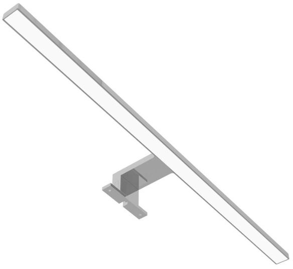 AVIDE Kúpeľňové LED svetlo nad zrkadlo 60 cm, 8 W, 680 lm, denné, chróm
