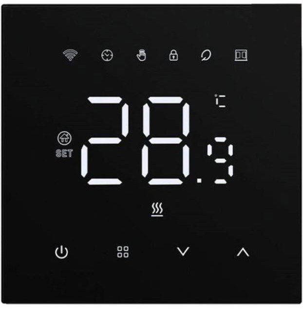 AVATTO WT410 16A Electric Heating Matter over WiFi Thermostat Black