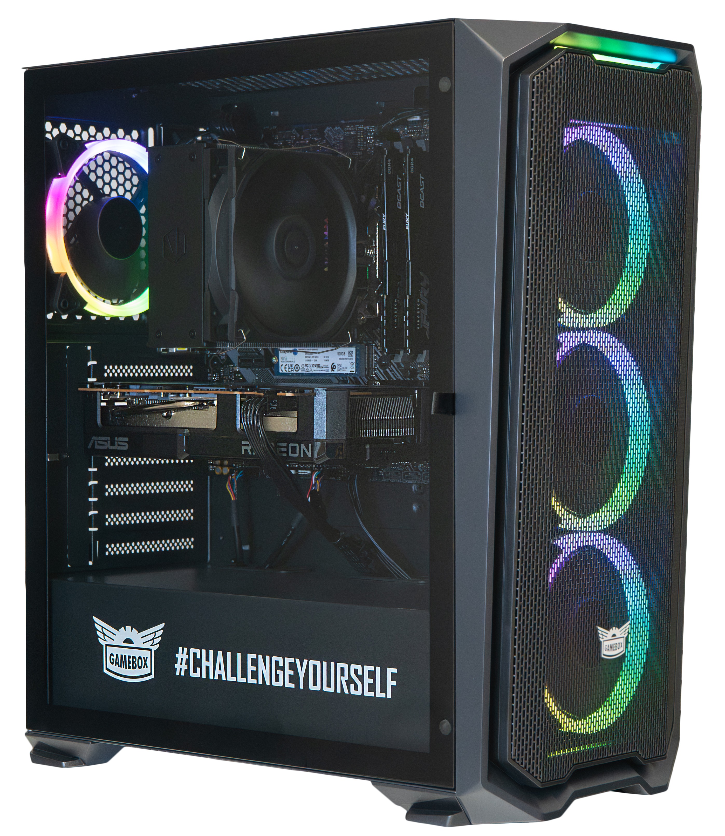 AlzaPC GameBox Core – R5/RX7600/16 GB RAM/500 GB SSD