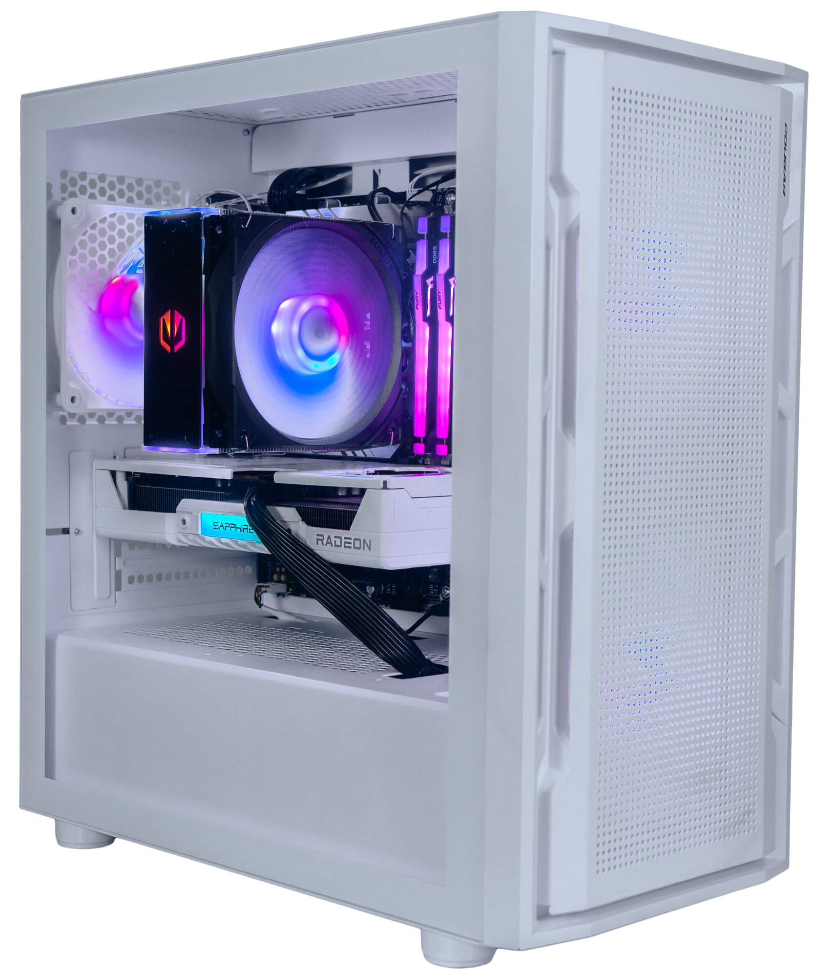 AlzaPC GameBox Prime Mini – i5/RX9060XT 16 GB/32 GB RAM/2 TB SSD/White
