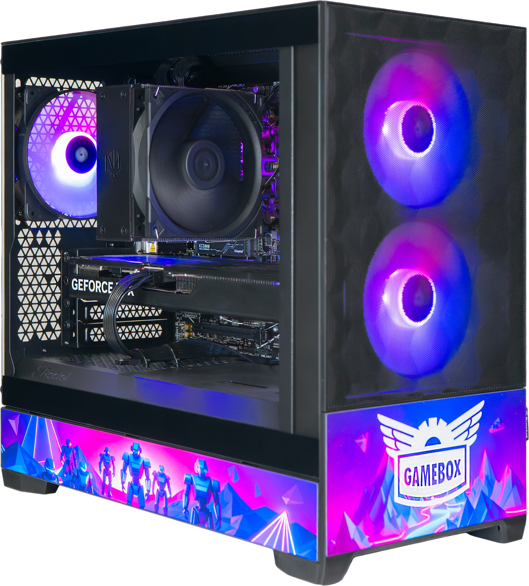 AlzaPC GameBox Prime Mini CyberMech Edice - R5 / RTX5060Ti 16GB / 32GB RAM / 2TB SSD