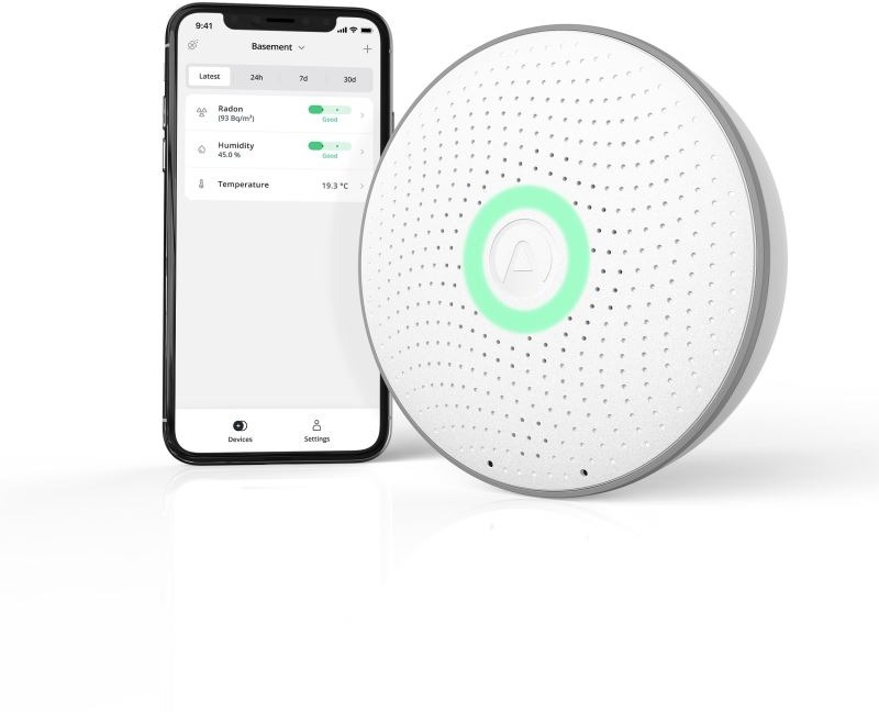 Airthings Wave 2nd GEN – detektor radónu