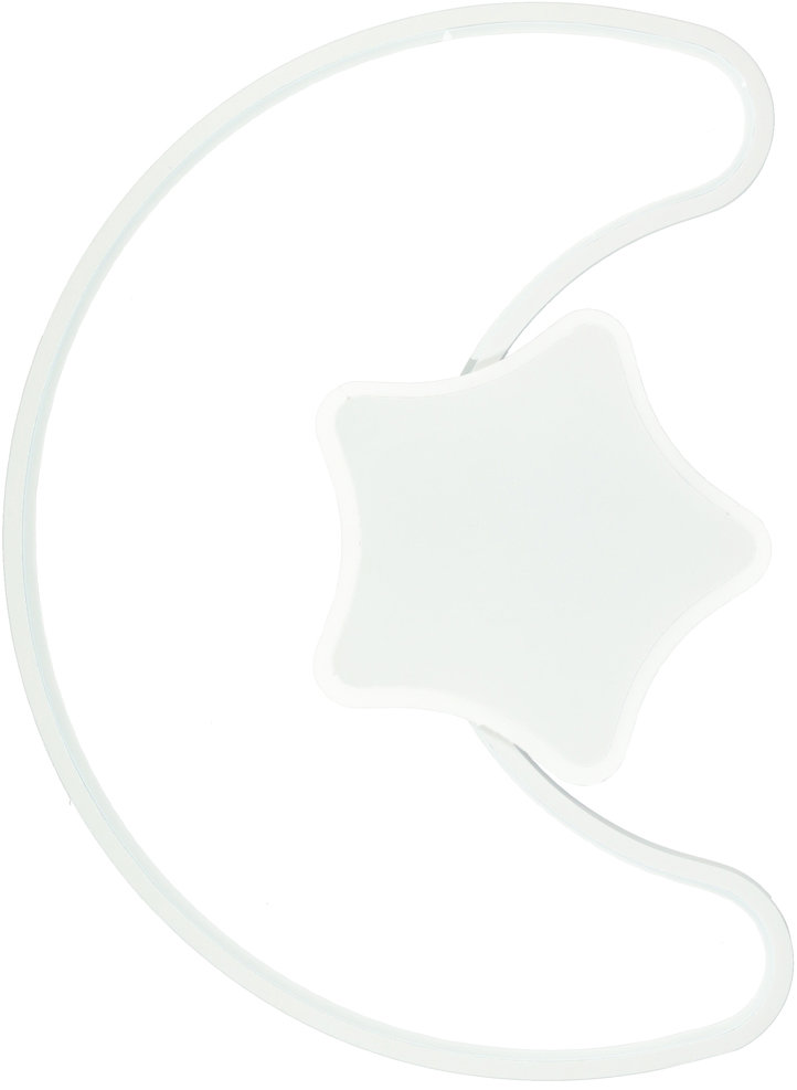 KIK KX3175 LED Stmievateľné detské stropné svietidlo LED, 40 W, mesiac