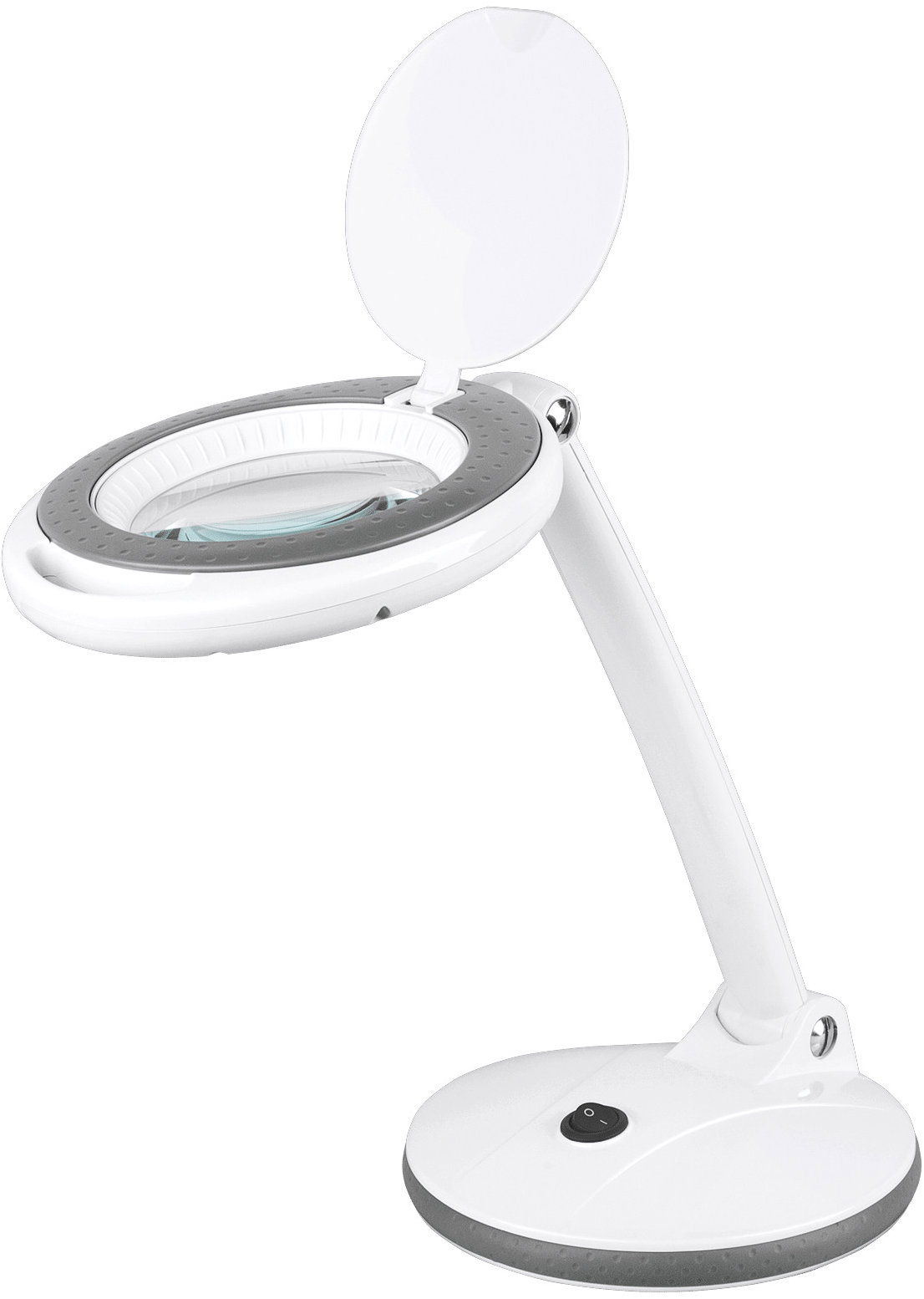 Rebel NAR0462-2 Stolná lampa s lupou 5D, 6 W, 450 lm, 6500 K, biela