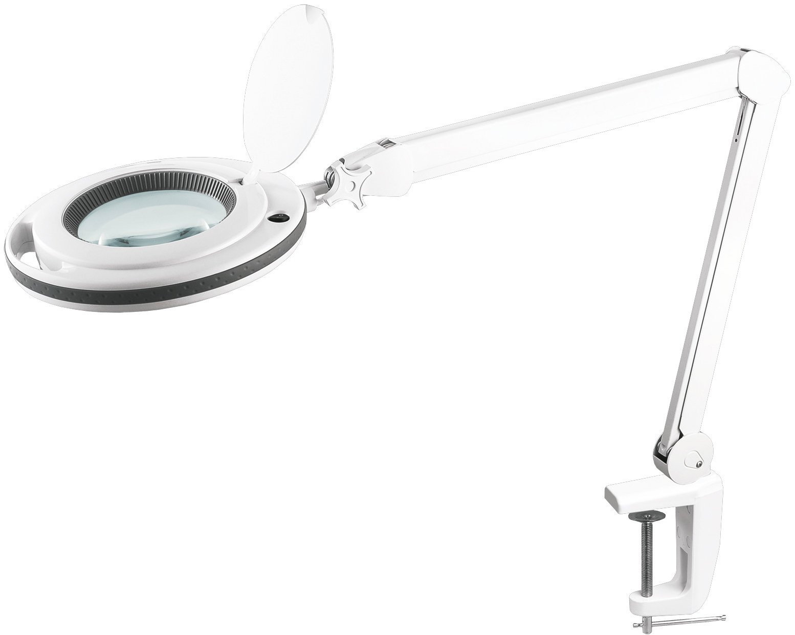 Rebel NAR0461-2 Multifunkčná lampa s lupou 5D, 10 W, 6500 K, biela