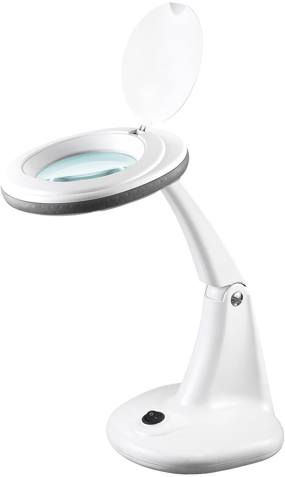 Rebel NAR0460-2 Stolná lampa s lupou 5D, 6 W, 450 lm, biela