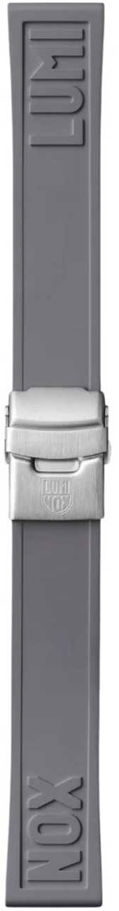Luminox FP2205.80Q kaučukový remienok 22 mm sivý
