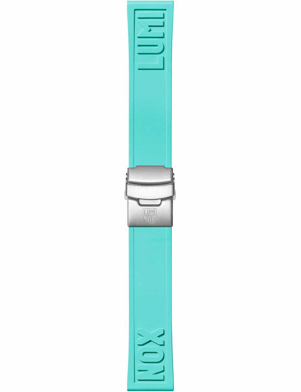 Luminox FP2406.42Q kaučukový remienok 24 mm tyrkysový
