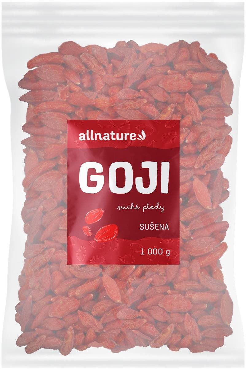 Allnature Goji – Kustovnica čínska sušená 1000 g