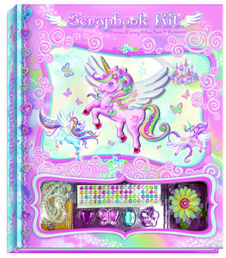 Alltoys Denníček sada s dekoráciami jednorožec