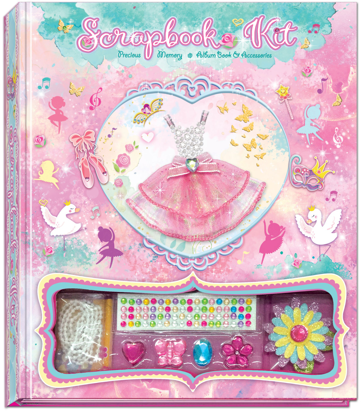 Alltoys Denníček sada s dekoráciami princeznej