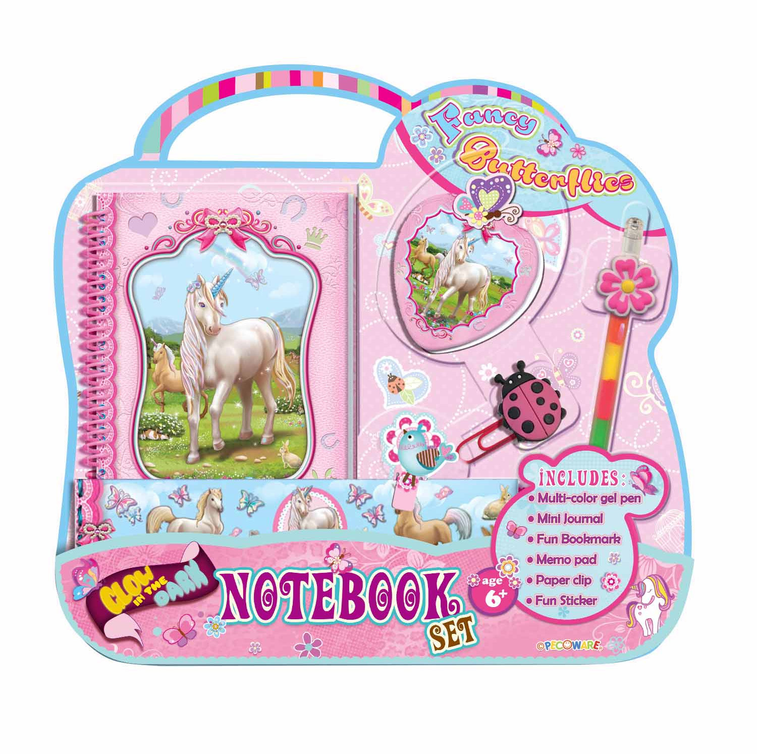 Alltoys Denník sada s dekoráciami, jednorožec
