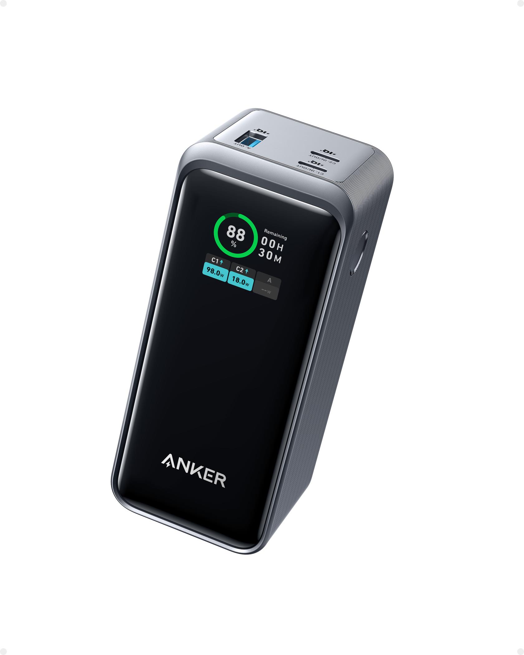 Anker Prime Power Bank 20000 mAh, 200 W, Black
