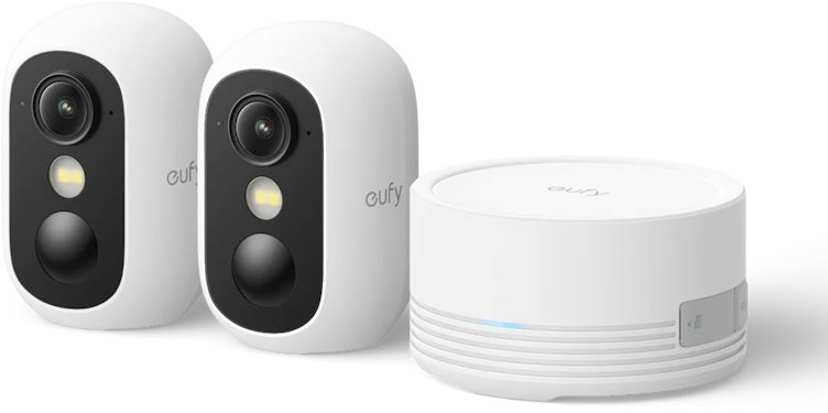 Eufy C35 (sada 2 ks + jednotka HomeBase Mini) 1080p biely
