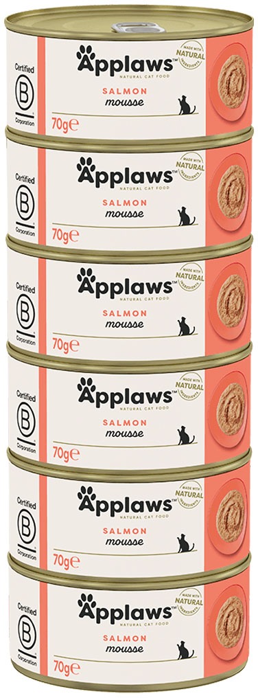 Applaws konzerva Mousse Losos 6× 70 g