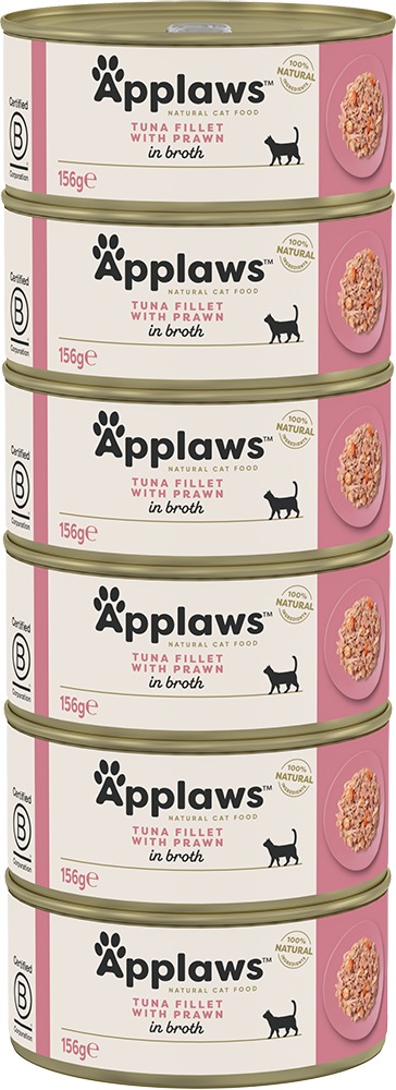Applaws konzerva Tuniak s krevetami 6 × 156 g