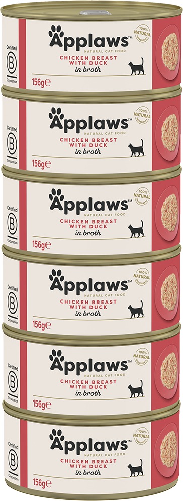 Applaws konzerva Kuracie prsia s kačacím 6 × 156 g