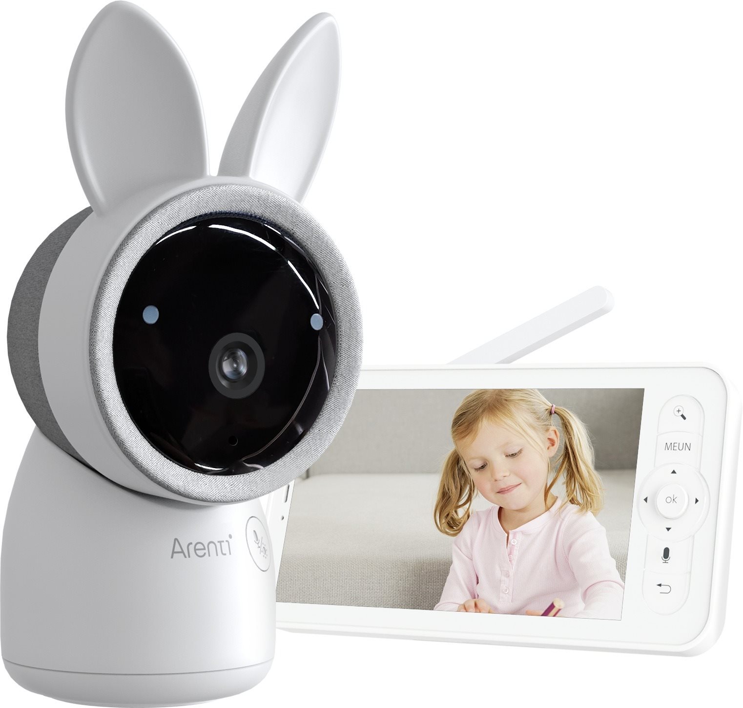 ARENTI 3MP/2K Wi-Fi Video Baby Monitor Kit with LCD Screen