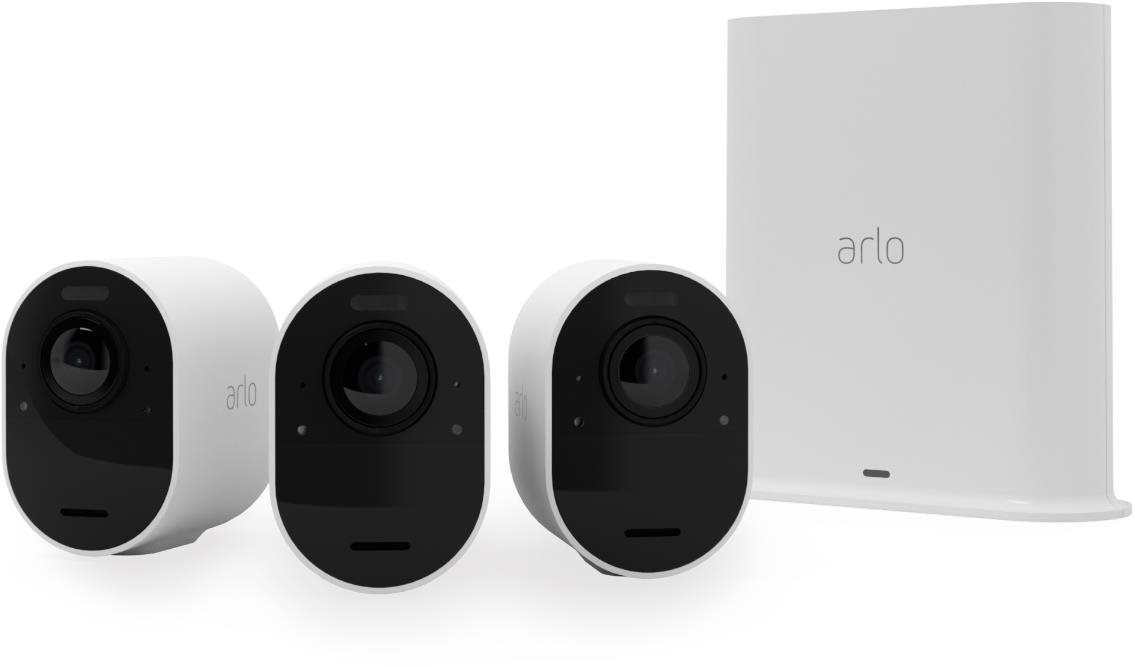 Arlo Ultra 2 Outdoor Security Camera – 3 ks, Biela