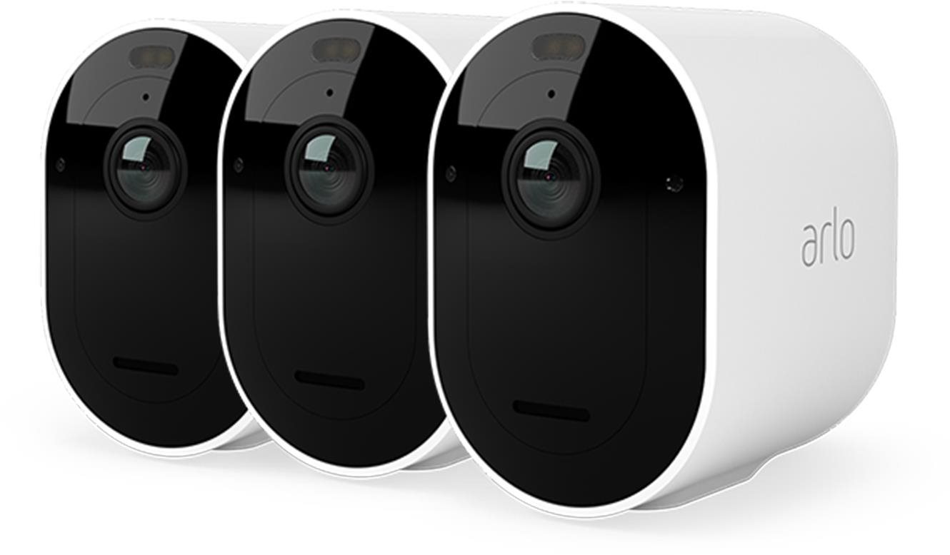 Arlo Pro 5 Outdoor Security Camera – (3 ks) – Biela