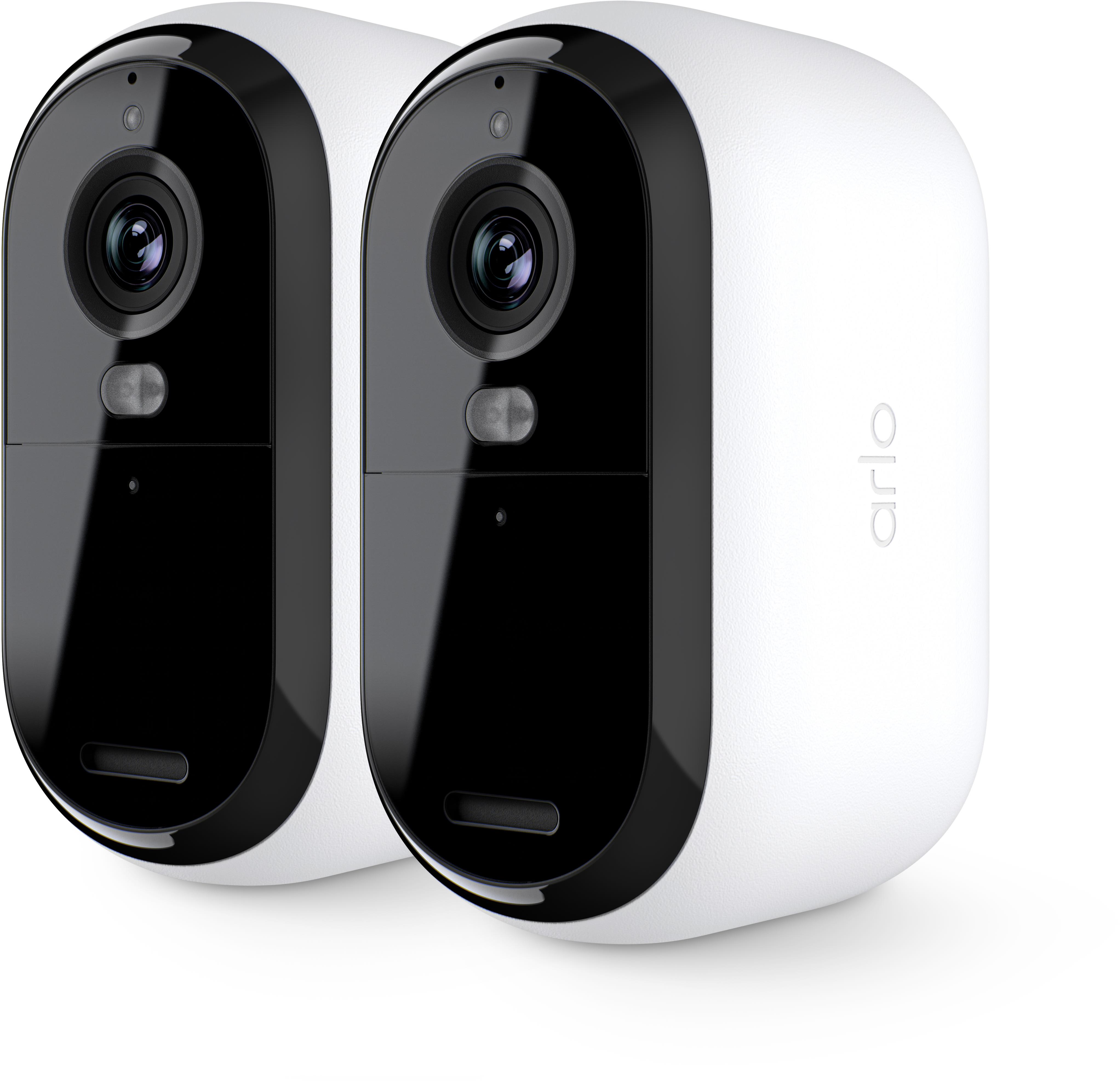 Arlo Essential Gen.2 2K Outdoor Security Camera, 2 ks, biela