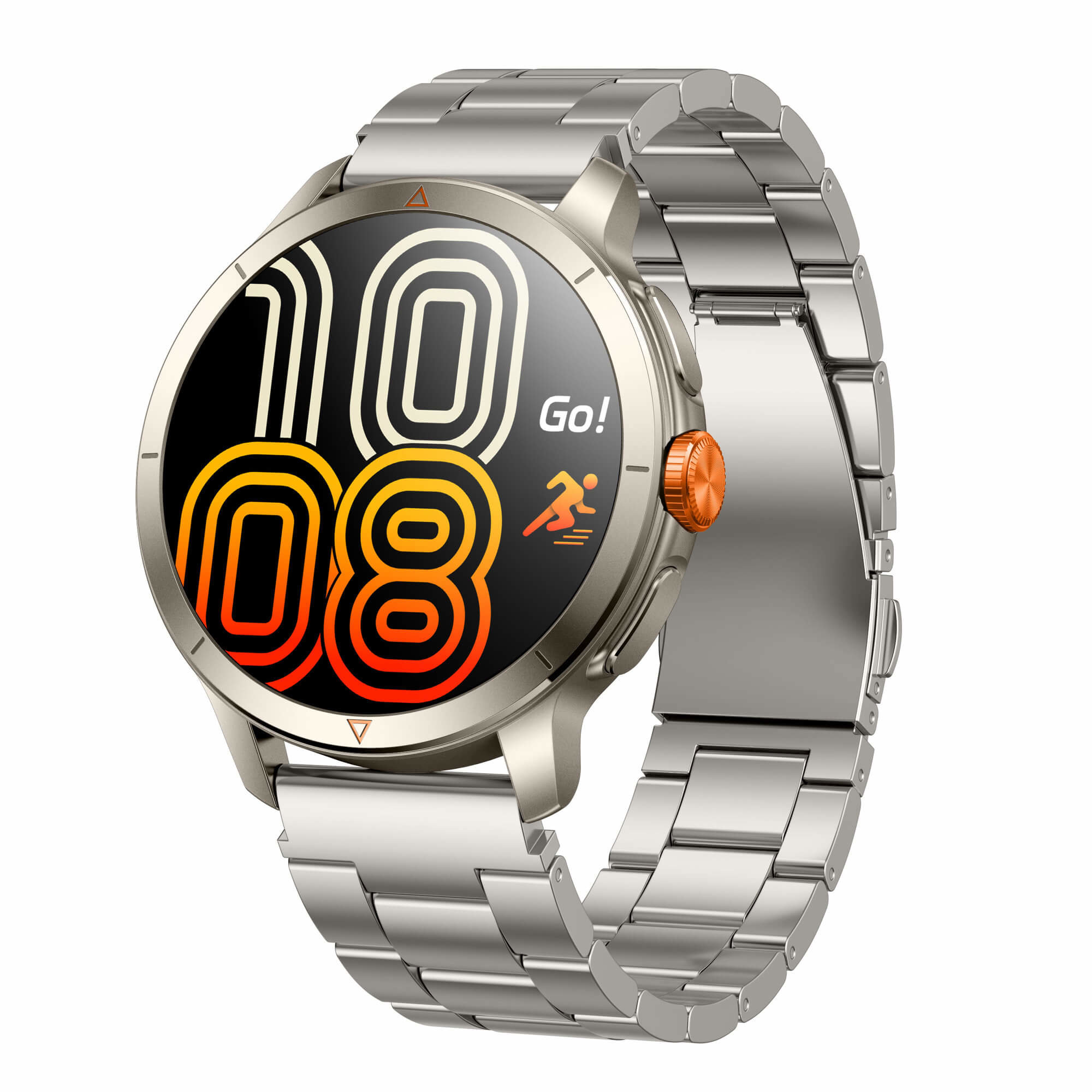 ARMODD Silentwatch 8 Pro GPS titánové s kovovým remienkom + silikónový remienok