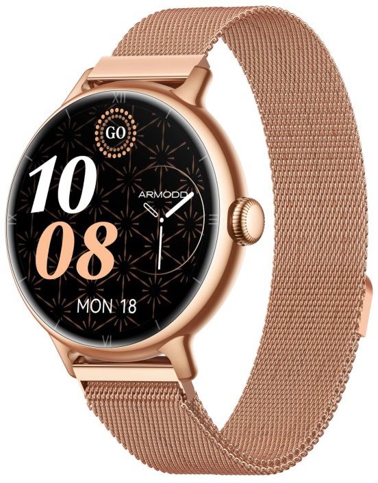 ARMODD Candywatch 5 GPS rose gold s kovovým remienkom
