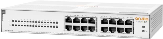 HPE Aruba Instant On 1430 16G Class4 PoE 124W Switch