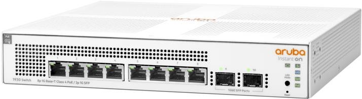 HPE Aruba Instant On 1930 8G Class4 PoE 2SFP 124W Switch