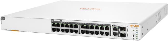 HPE Aruba Instant On 1960 24G PoE (20pClass4 + 4pClass6) 2XGT 2SFP+ 370W Switch