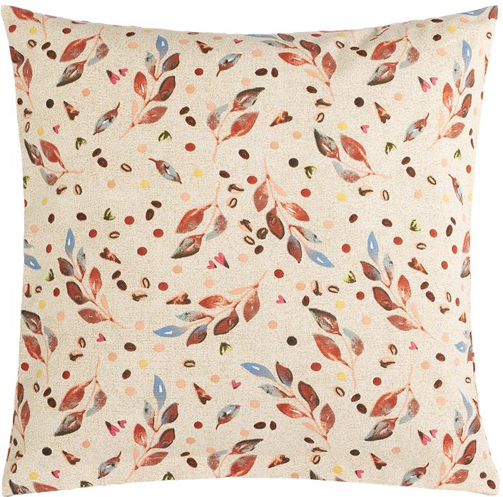 BELLATEX obliečka Berta 45 × 45 cm, 55/607 lístočky farebné