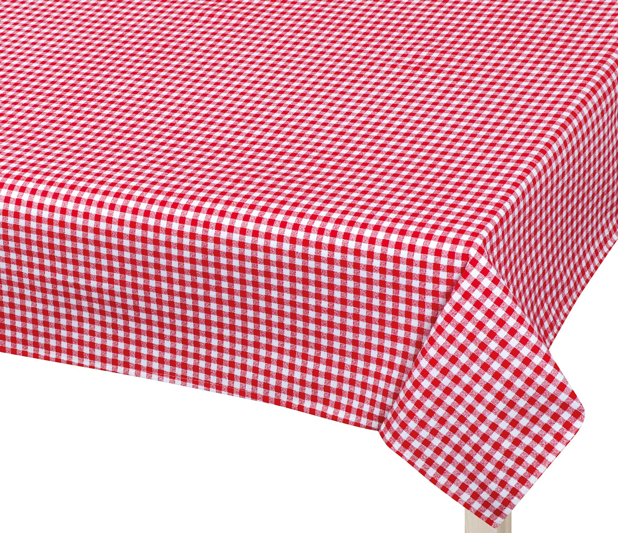 BELLATEX Berta 609 120 × 140 cm, červená kocka